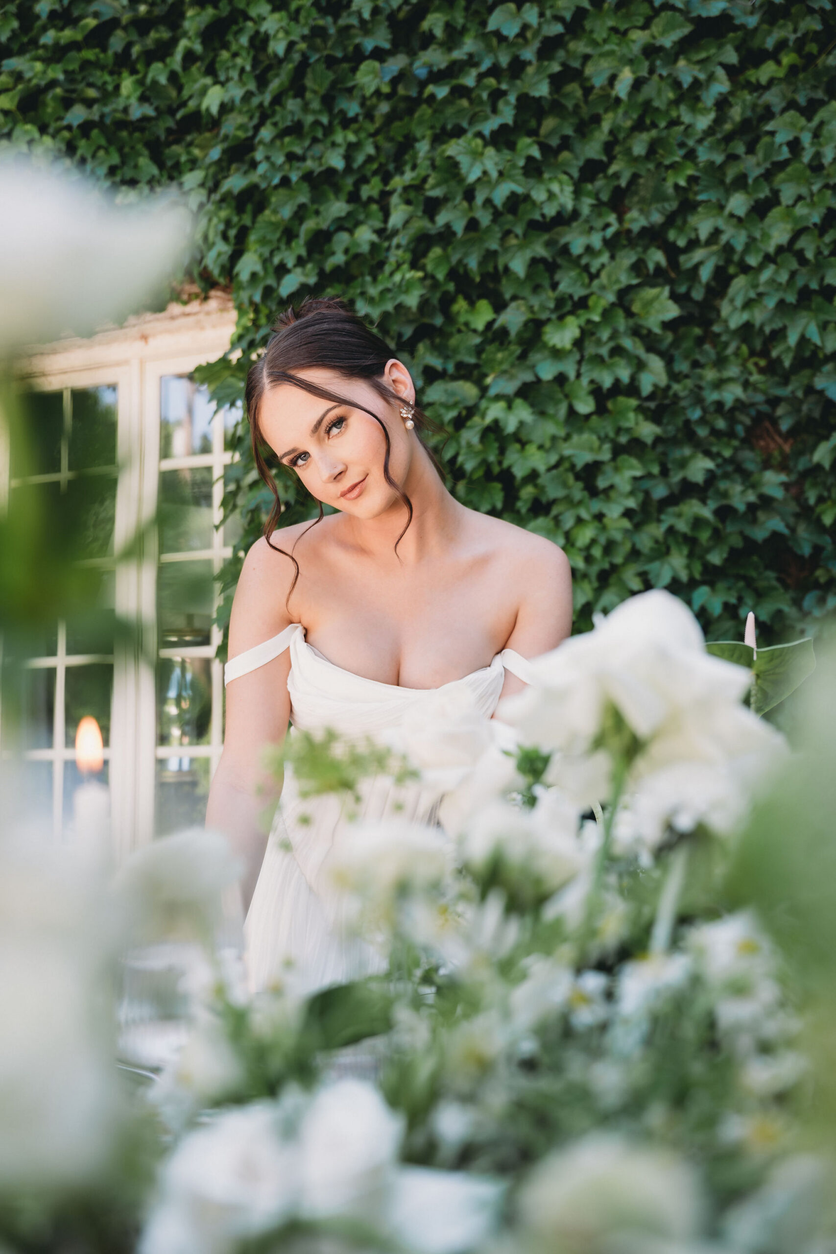 Bridal updo hairstyle by Mosaic Beauty in Amarillo TX